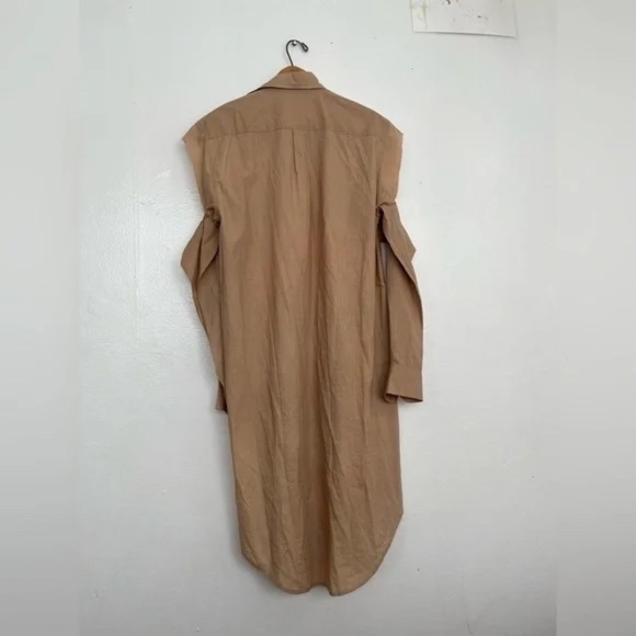 Nancy Stella Soto Cold Shoulder Shirt Dress - Picture 7 of 12